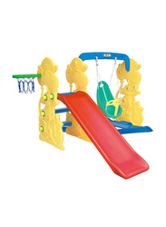 Giraffe Slide and Swing with Basketball Set, Ages 3+