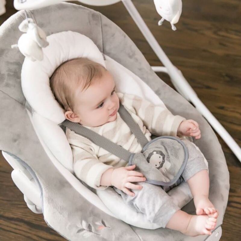 Ingenuity I DreamComfort InLighten Cradling Swing Braden, Grey