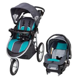 Babytrend Pathway Jogger Travel System, Blue green