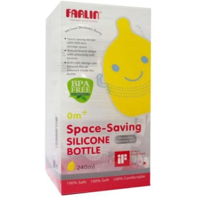 Farlin Feeding Bottle Silicone Shrinkable