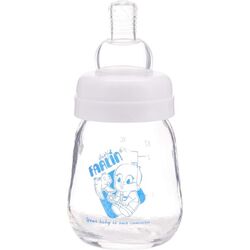 Farlin Glass Feeding Bottle, 2Oz - Blue