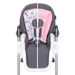 Baby Trend Tot Spot 3-in-1 High Chair, Grey/Pink