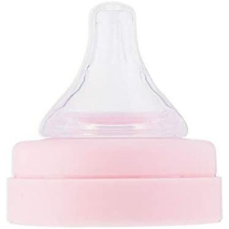 Farlin - PP Standard Neck Feeder 240ML W/ Handle, Pink