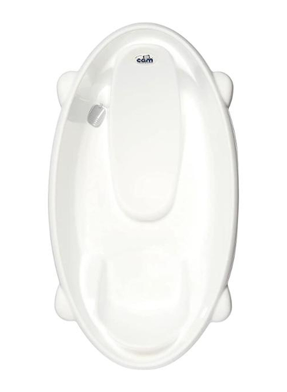 Cam Bollicina Bath Tub for Babies, 0-12 Months, White