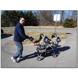 Babytrend Snap 'N Go Universal Double Stroller Frame, Black