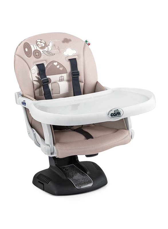 Cam Idea Booster Baby Feeding Chair, Brown