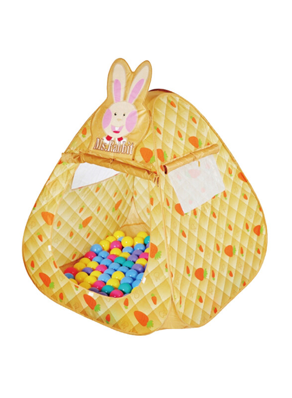 

Rabbit House with 100 Pieces 7cm Ball Set, Ages 3+