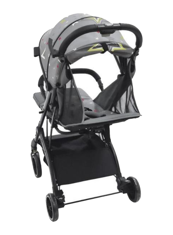 CAM Printed Compass Pushchairs Stroller, Grey