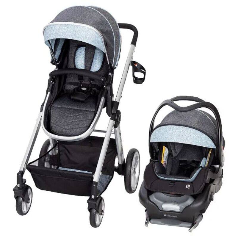 Babytrend Go Gear Sprout 35 Travel System, Blue Spectrum