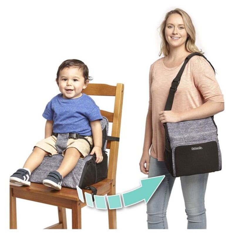 Kolcraft Kolcraft Travel Duo 2 in 1 Portable Booster Seat and Diaper Bag