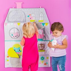 Bright Starts Floors Of Fun Activity Gym & Dollhouse, Grey