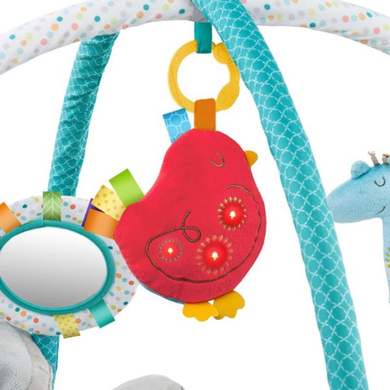 Bright Starts Enchanted Elephants Activity Gym, Grey