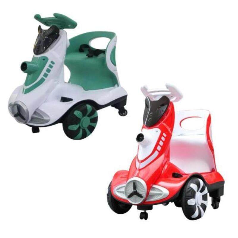 

VIP STARS 6V 4A Dual Drive Kids Ride On Car With Automatic Bubble Function,1 Piece Assorted