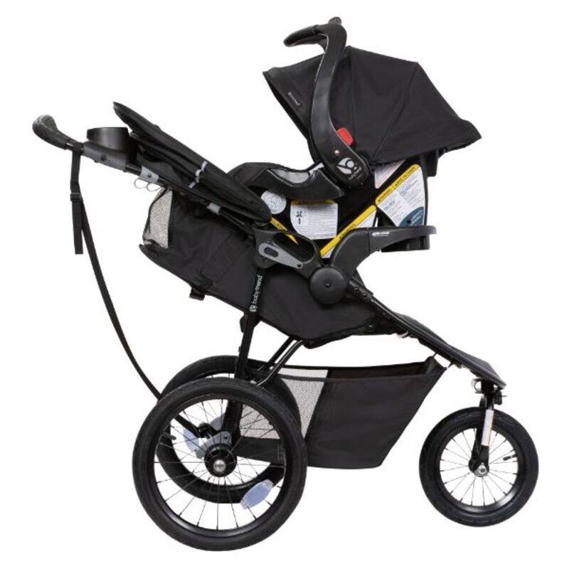 Babytrend Cityscape Plus Jogger Travel System, Black/grey