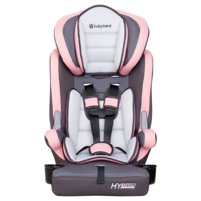 Babytrend Hybrid 3-in-1 Combination Booster Seat, Pink