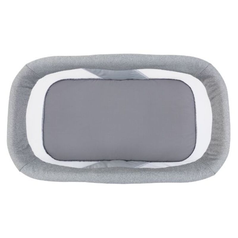 Babytrend Quick-Fold 2-in-1 Rocking Bassinet, Grey