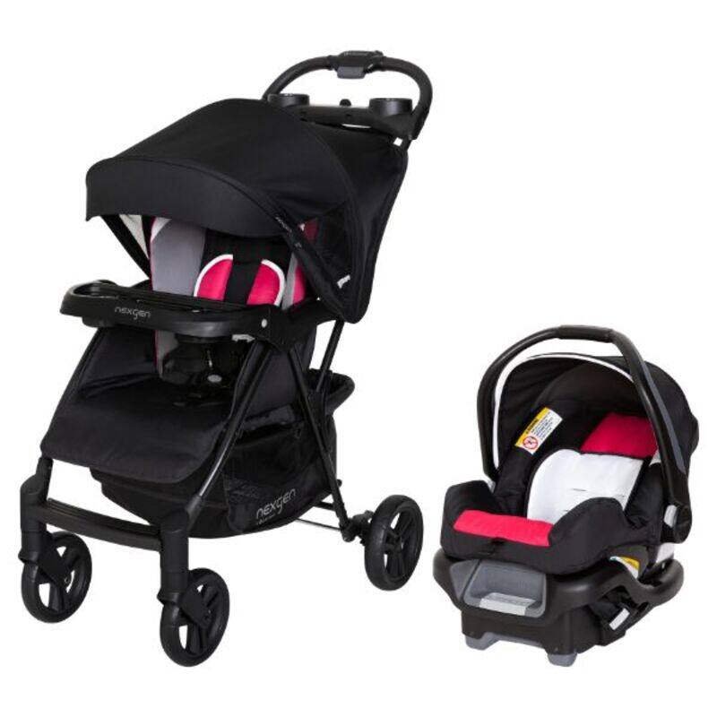 

Baby Trend Babytrend Ride N' Roll Travel System, Pink