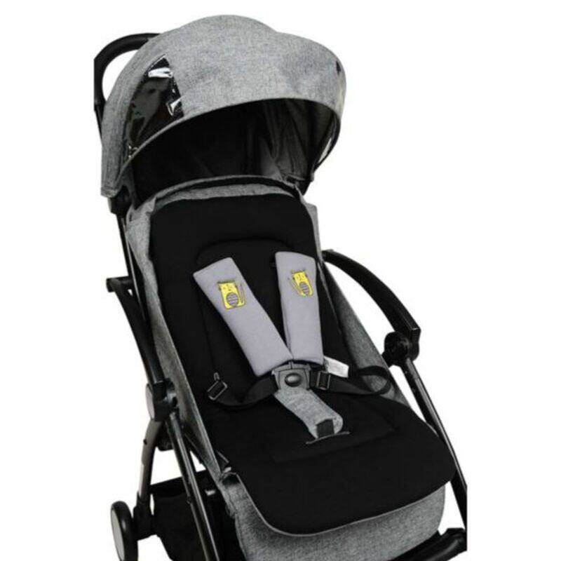 Ubeybi Stroller Cushion Set - Black / Gray