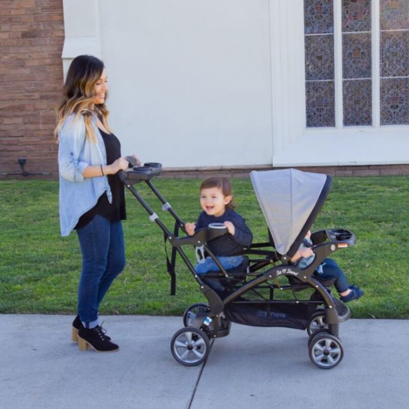 Babytrend Sit N Stand Ultra Stroller 6 months+,  Black/Grey