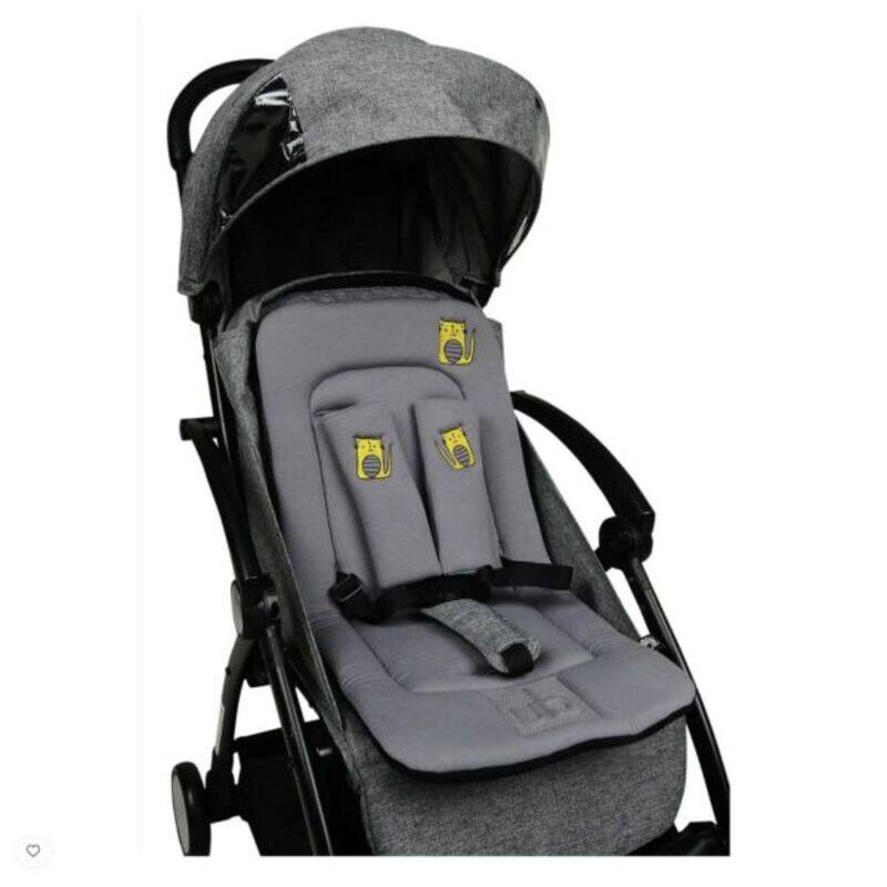 Ubeybi Stroller Cushion Set - Black / Gray