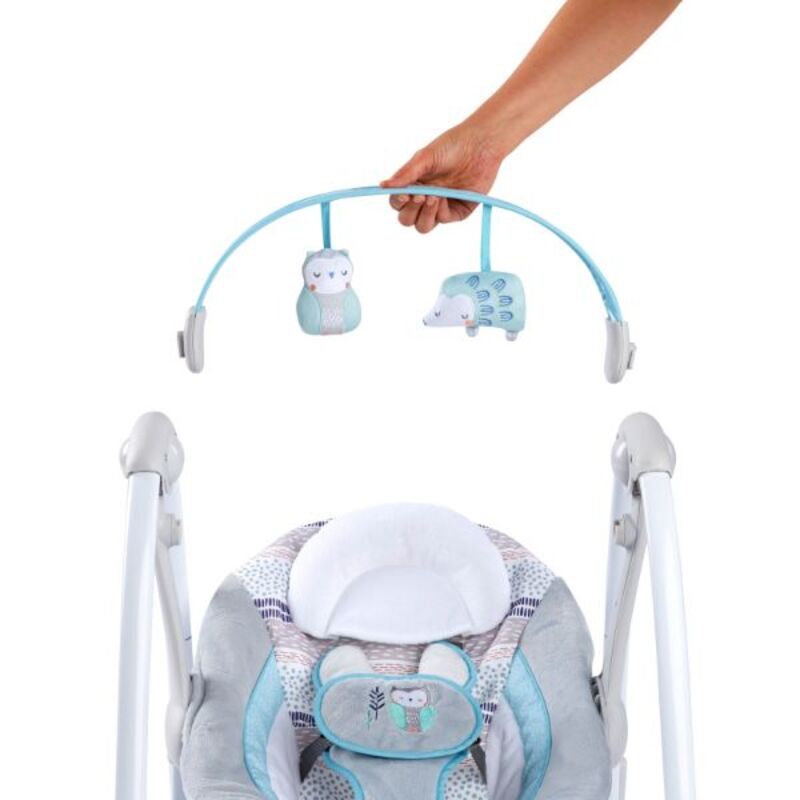 Ingenuity PowerAdapt Portable Swing Abernathy, Grey/Blue