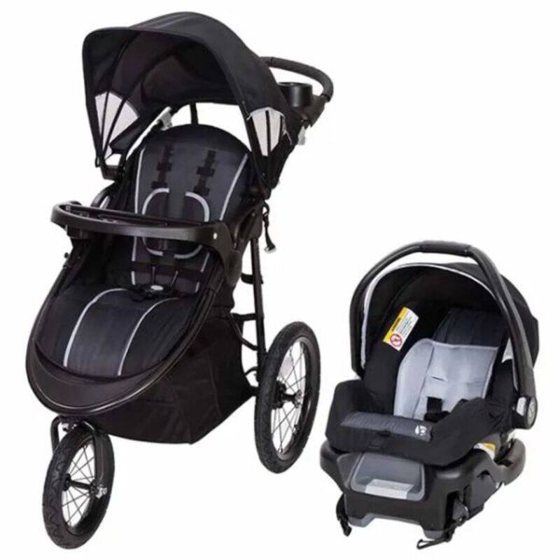 Babytrend Cityscape Plus Jogger Travel System Raven, Black