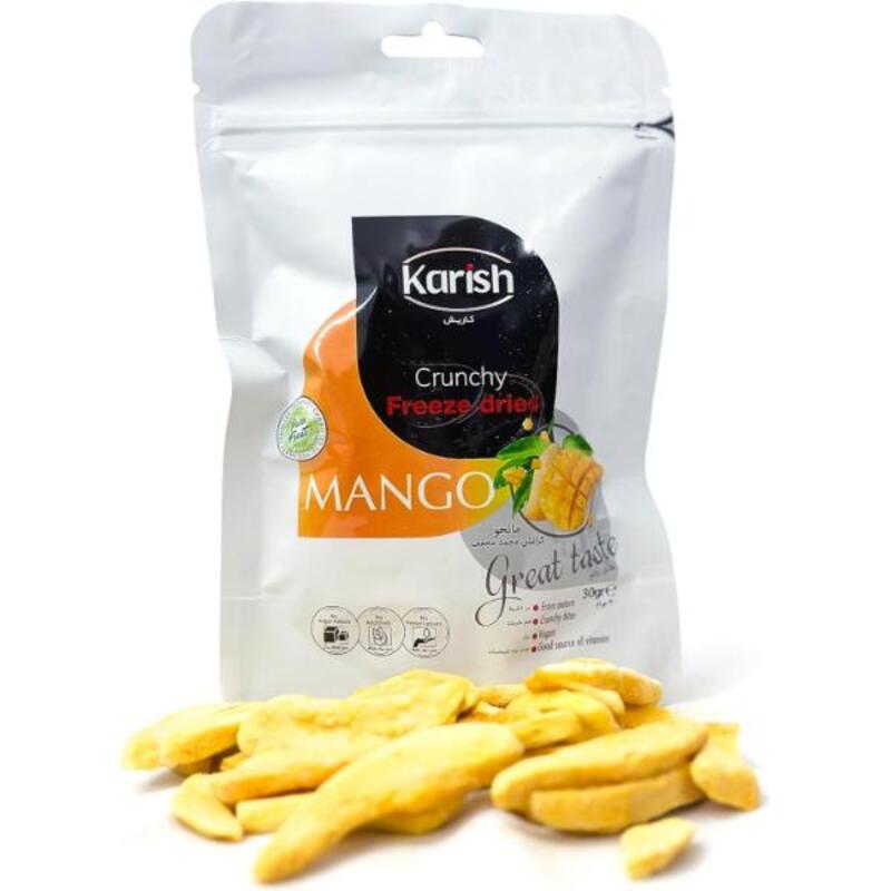 Karish Crunchy Bites Freeze Dried Mango 30g