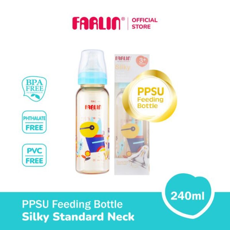 Farlin Baby Bottle Slim Neck Silky Little Art Feeding Bottle