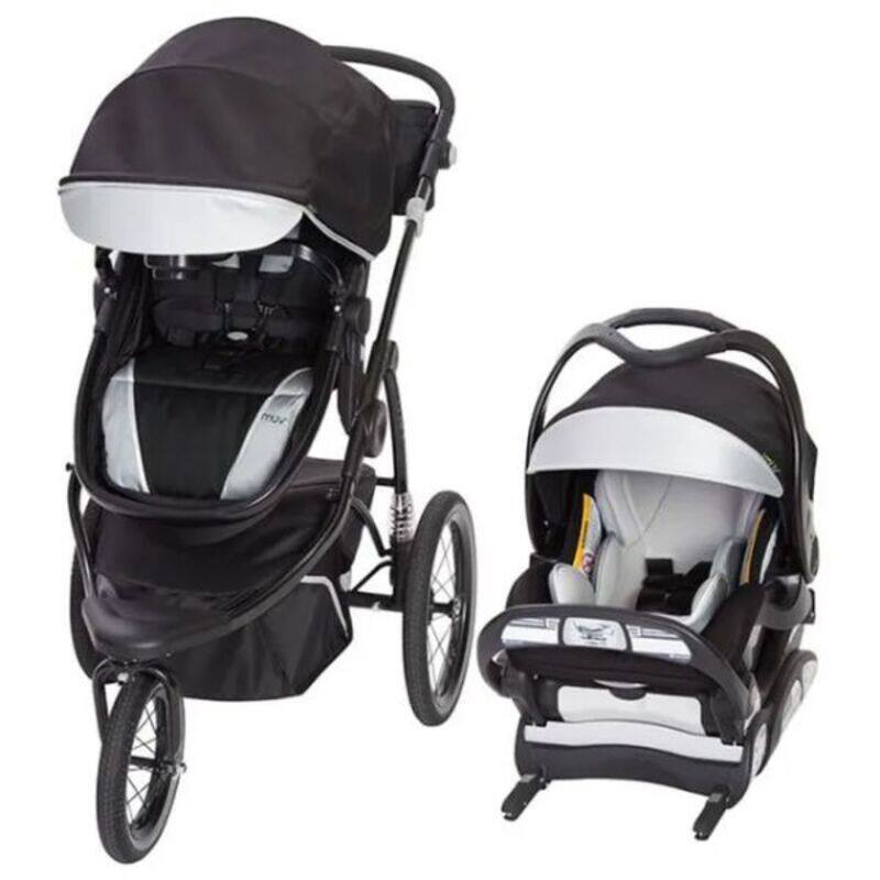 

Baby Trend Babytrend MUV 6-in-1 Jogger Travel System Aero, Black/grey