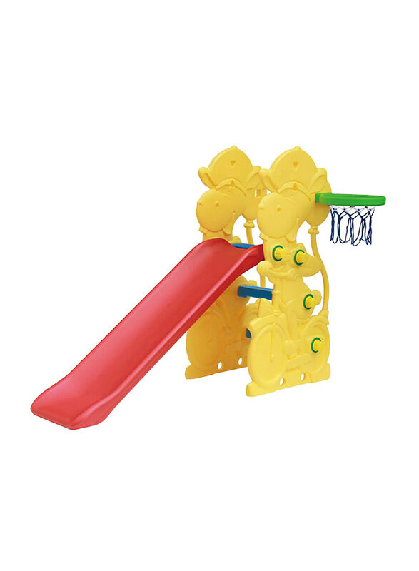 

Giraffe Slide with Basketball Set, Ages 3+