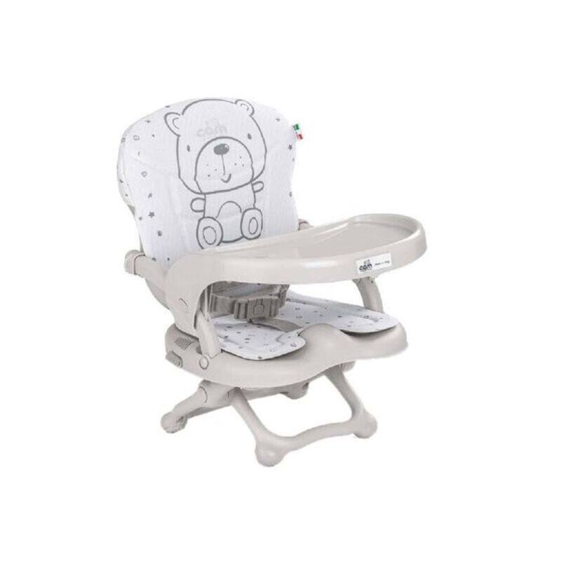 CAM Smarty Pop Feeding Chair - Teddy Grey