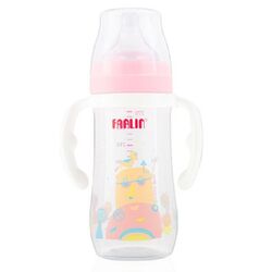 Farlin PP wide Neck Feeder 270ML with Handle