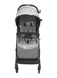 CAM Printed Compass Pushchairs Stroller, Grey