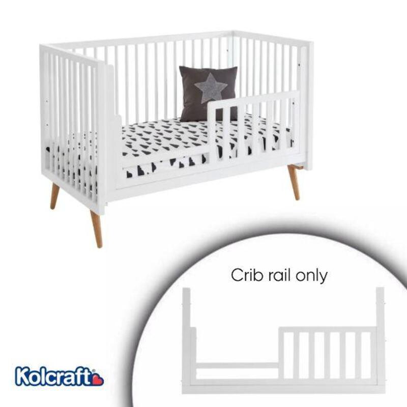 Kolcraft Roscoe 3-in-1 Conversion Rail for Toddler and Daybed White