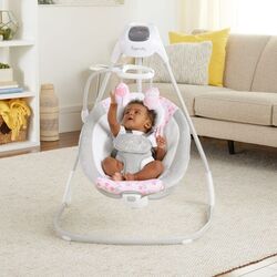 Ingenuity Simple Comfort Cradling Swing Cassidy, Pink