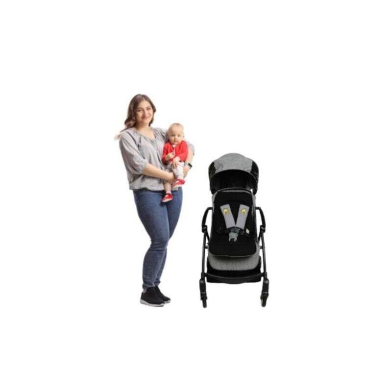 Ubeybi Stroller Cushion Set - Black / Gray