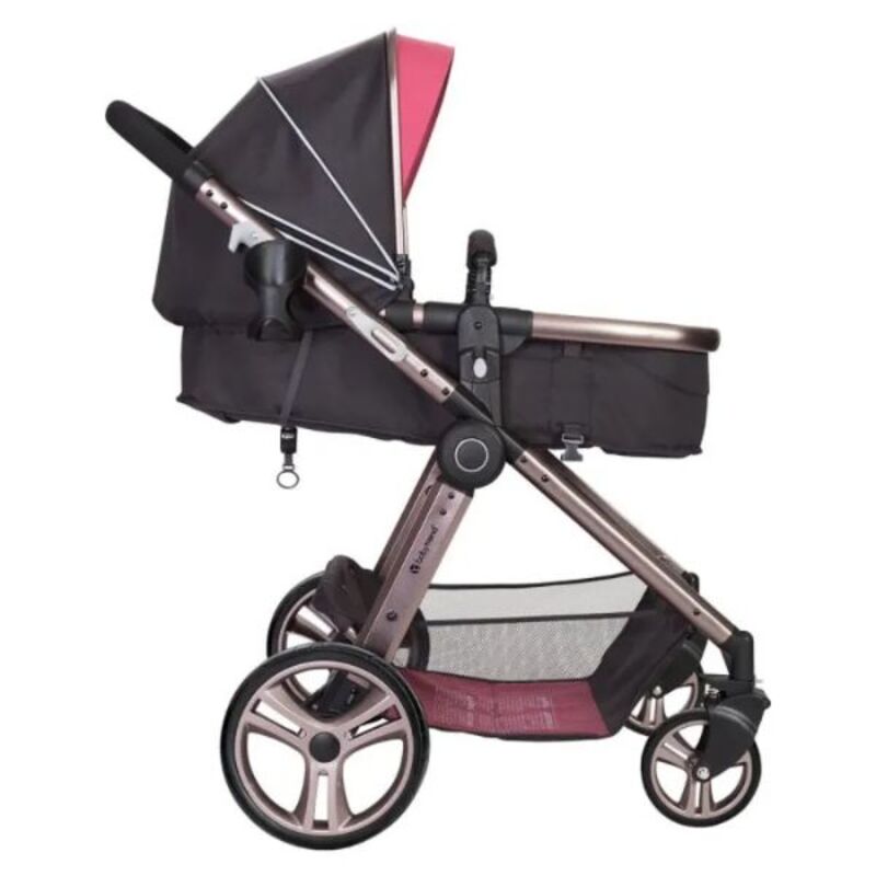 Babytrend Golite Snap Gear Sprout Travel System, Pink/Grey
