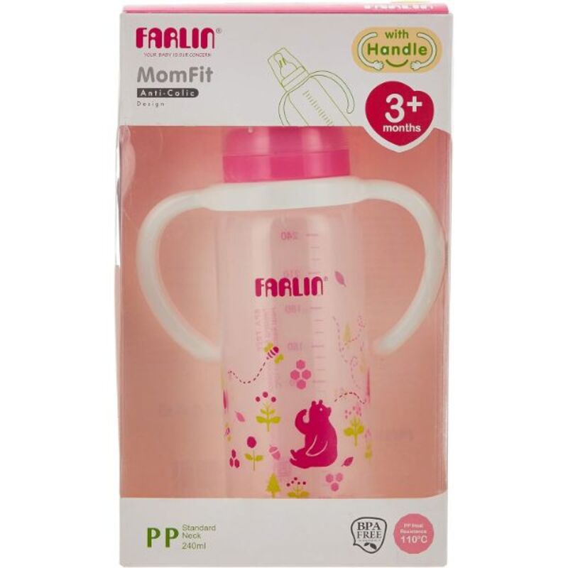 Farlin PP Feeding Bottle Animal Series, 240ml