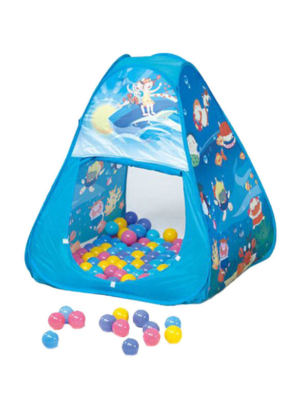 

Ocean Triangle Play House with 100 Pieces 7cm Ball Set, Ages 1+