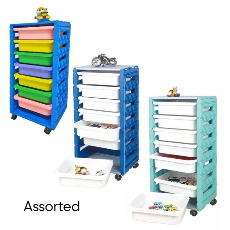 

Ching Ching 4 Drawers Cabinet Organizer. Blue