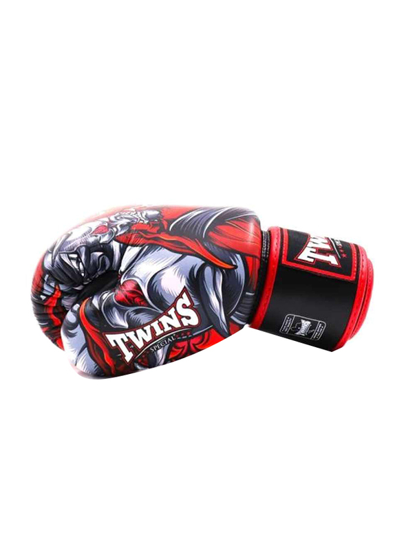 Twins Special 16oz Fbgvl3 Kabuki Fancy Boxing Gloves, Red