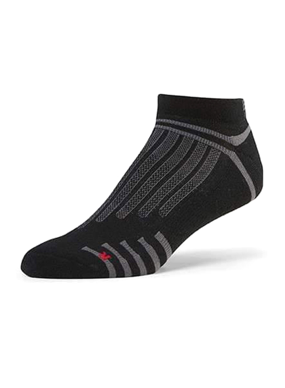 Base Sport Low Rise Socks, Small, Black