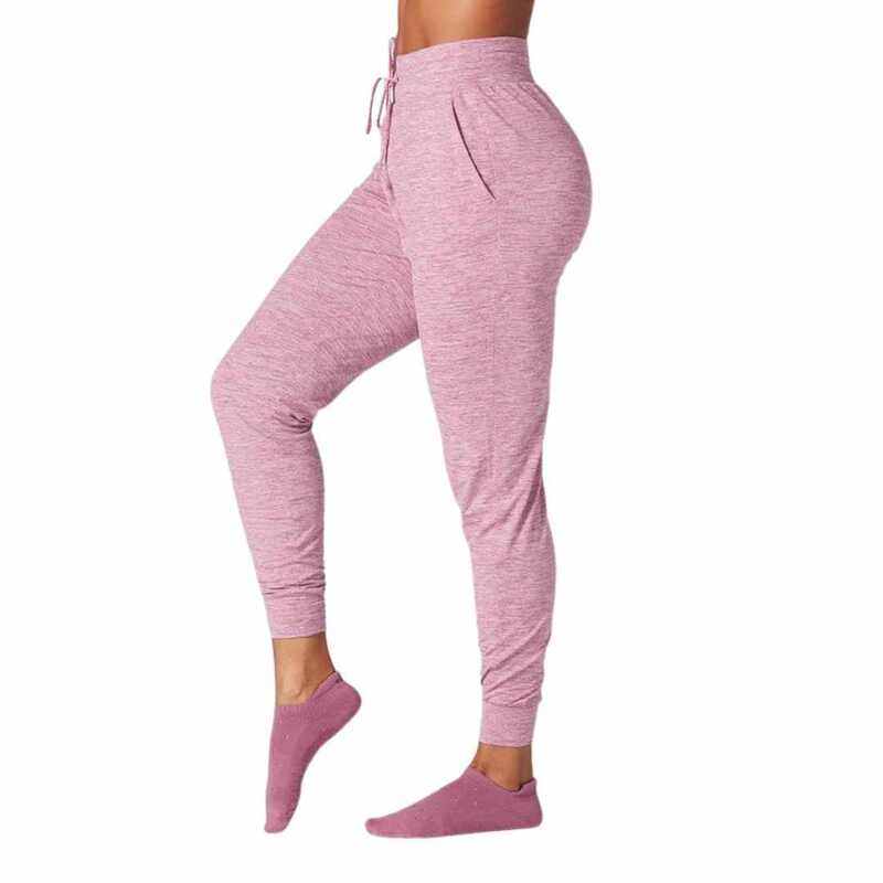 

Tavi Active Tavi Brushed Tec Knit High Waisted Jogger Berry Space Dye Small