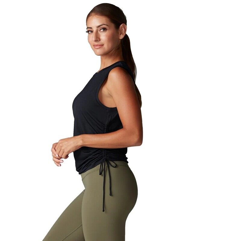 

Tavi Crop Side Tie Tank Ebony Xsmall