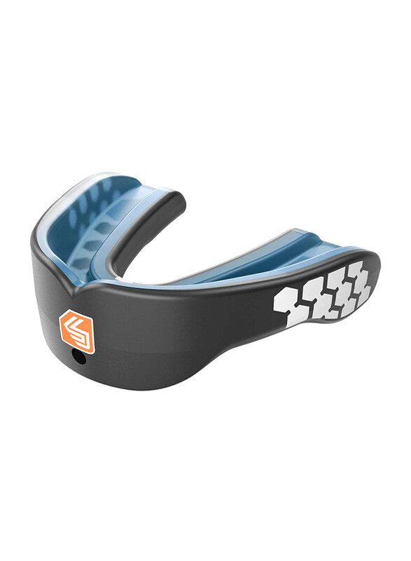 

Shock Doctor Gel Max Power Mouth Guard, Adult, Carbon Black/Blue