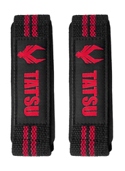 Tatsu Lifting Straps, Standard, Black/Red
