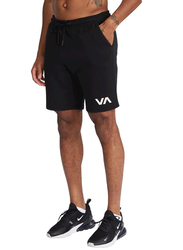 RCVA VA Sport IV Sweat Shorts for Men, Large, Black