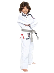 Atama M1 Ultra Light Kids Kimono for Boys, White