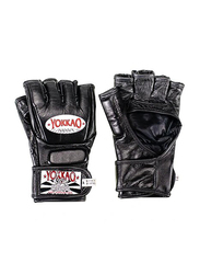 Yokkao Extra Large Competition MMA Gloves with Thumb, Black
