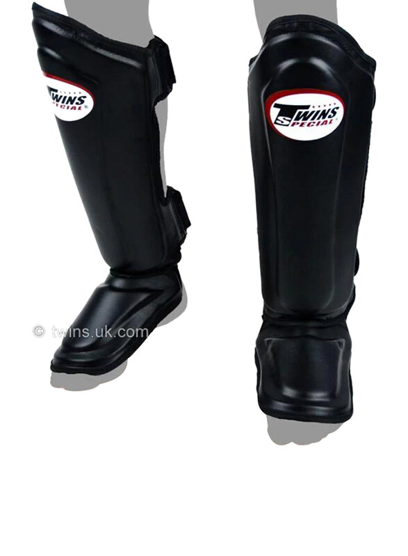 

Twins Special Medium SGL-10 Leather Double Padded Shin Guards, Black